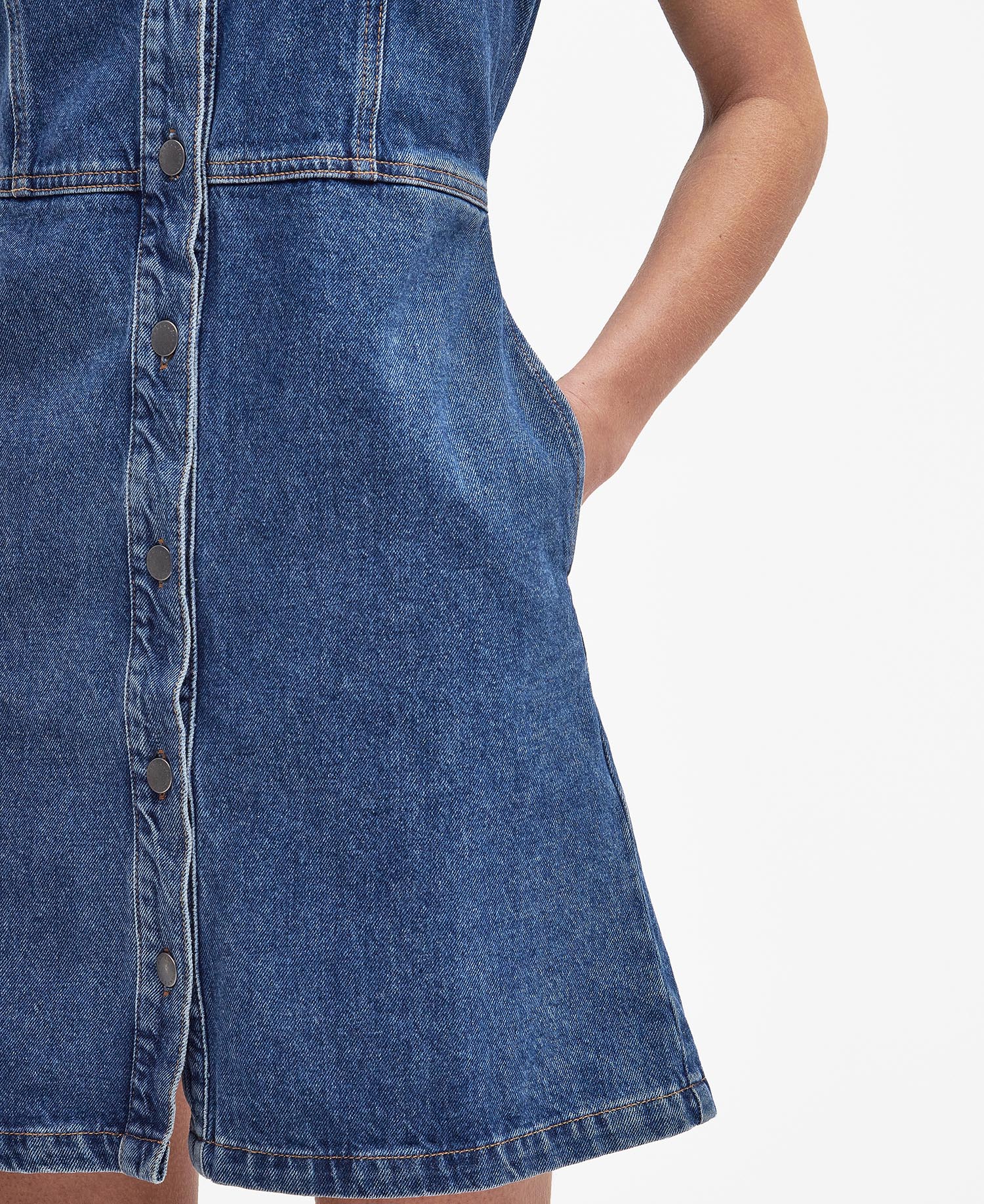 Molly Denim Mini Dress image number 5