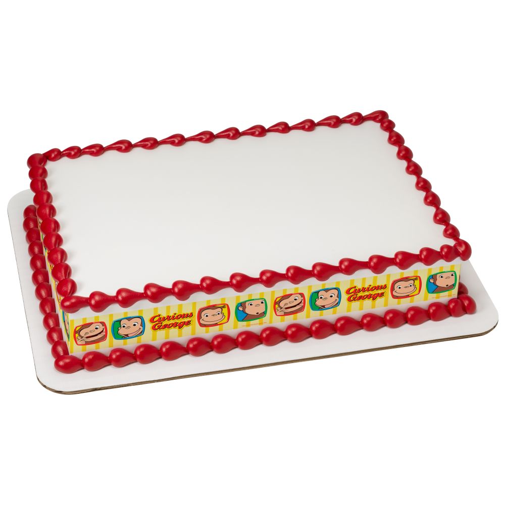 Image Cake Curious George® Funny Faces