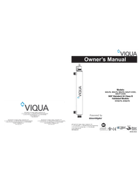 Viqua S8Q-PA Silver Series UV System Powered by Sterilight 10 gpm Manual