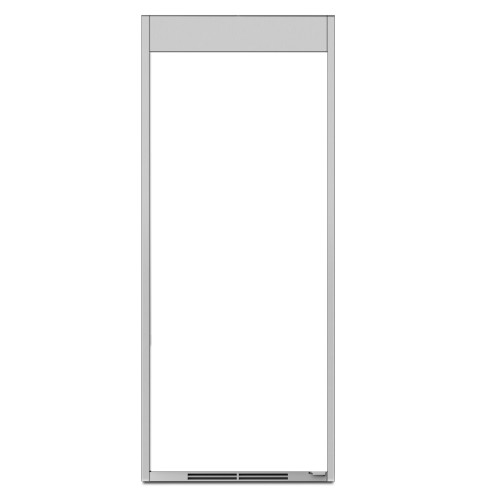 84” Height Single Installation Trim Kit for All Freezer or All Refrigerator, Stainless Steel