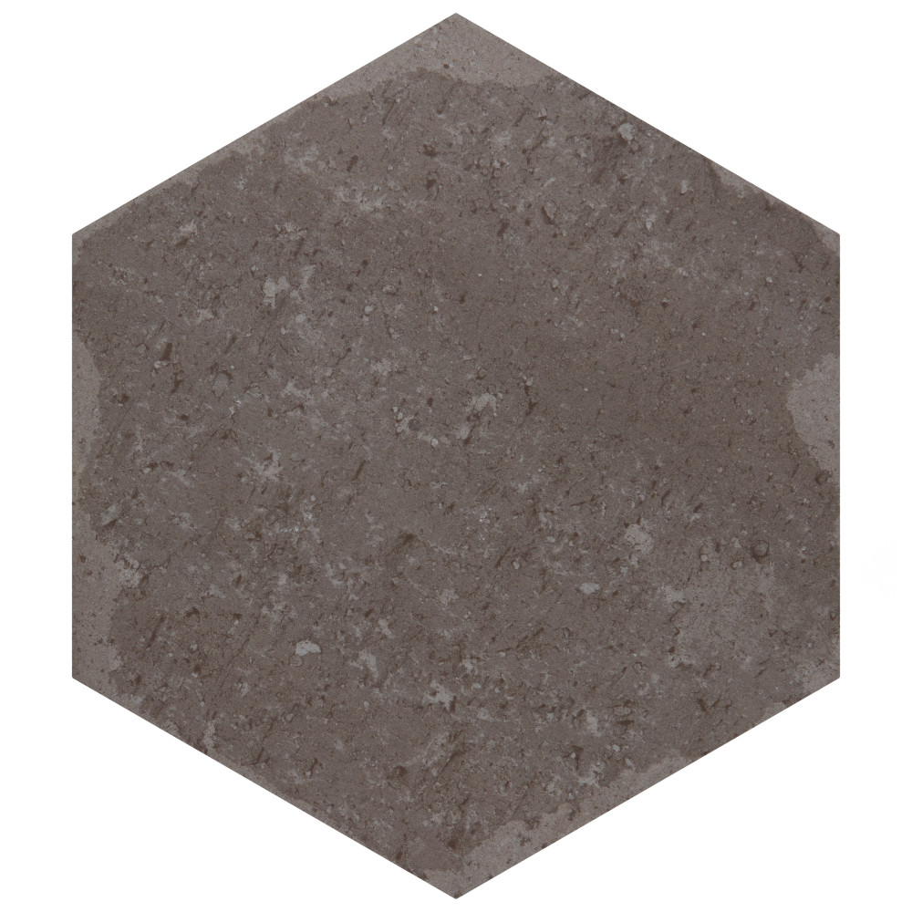 Brickyard Hex Olive 8-1/2 in. x 9-7/8 in. Porcelain Floor and Wall Tile