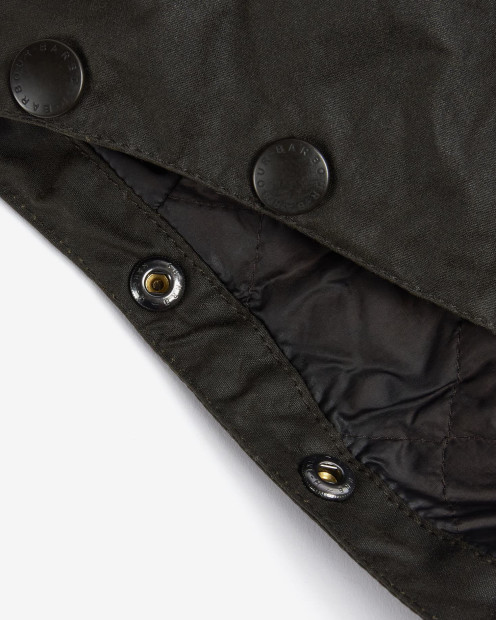 Waxed Storm Hood Olive