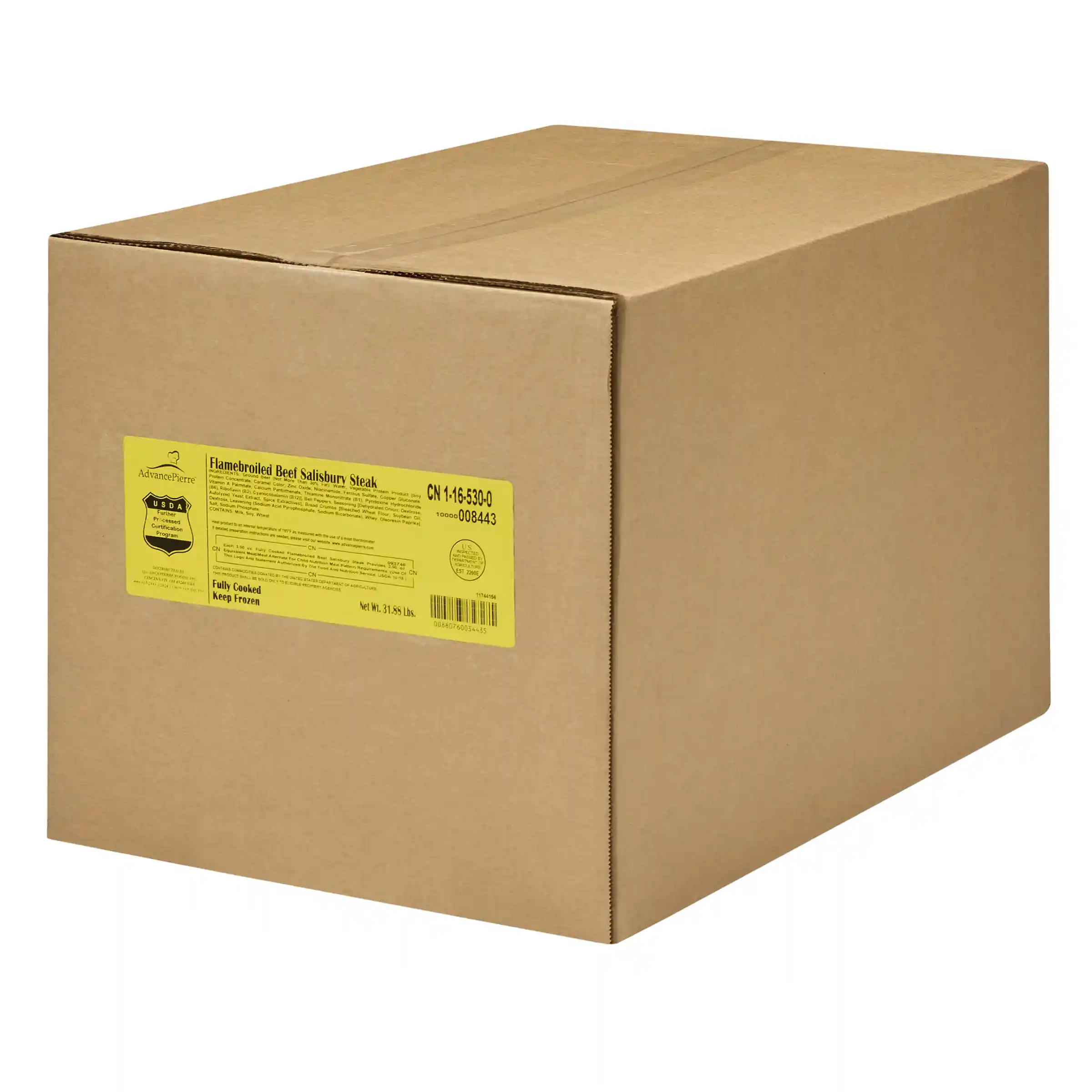 AdvancePierre™ Fully Cooked Down Home Beef Salisbury Steak, 3 oz._image_5