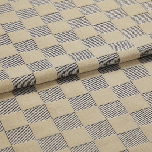 Checkerboard Chalk Roman blind