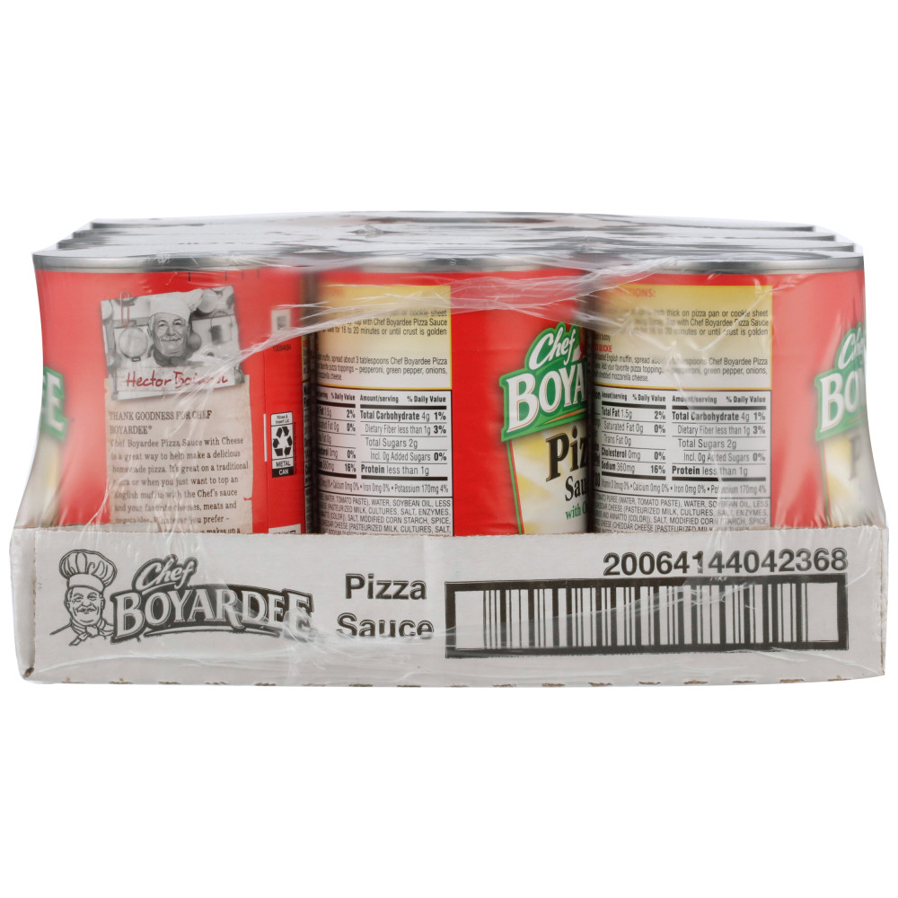 CHEF BOYARDEE Pizza Sauce With Cheese Conagra Foodservice