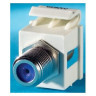 TechChoice® Keystone F-Connector Module Cloud White