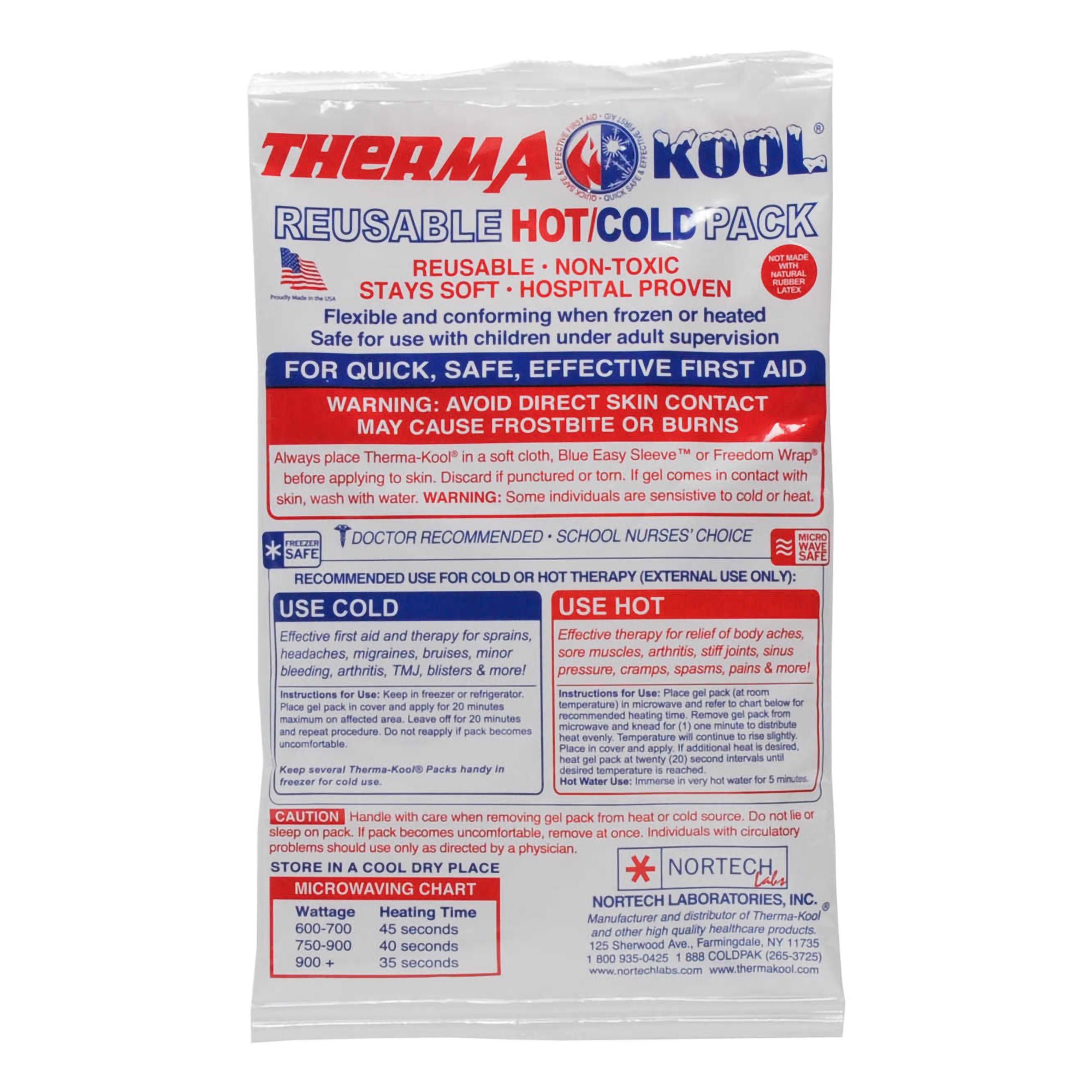 ThermaKool® Reusable Hot/Cold Pack, 6 x 9 Inch