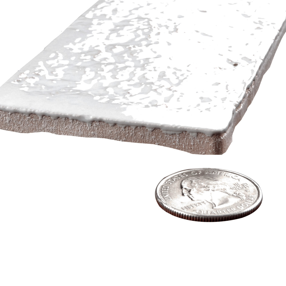 Arches Brick White 2-1/2 in. x 9-7/8 in. Ceramic Wall Tile