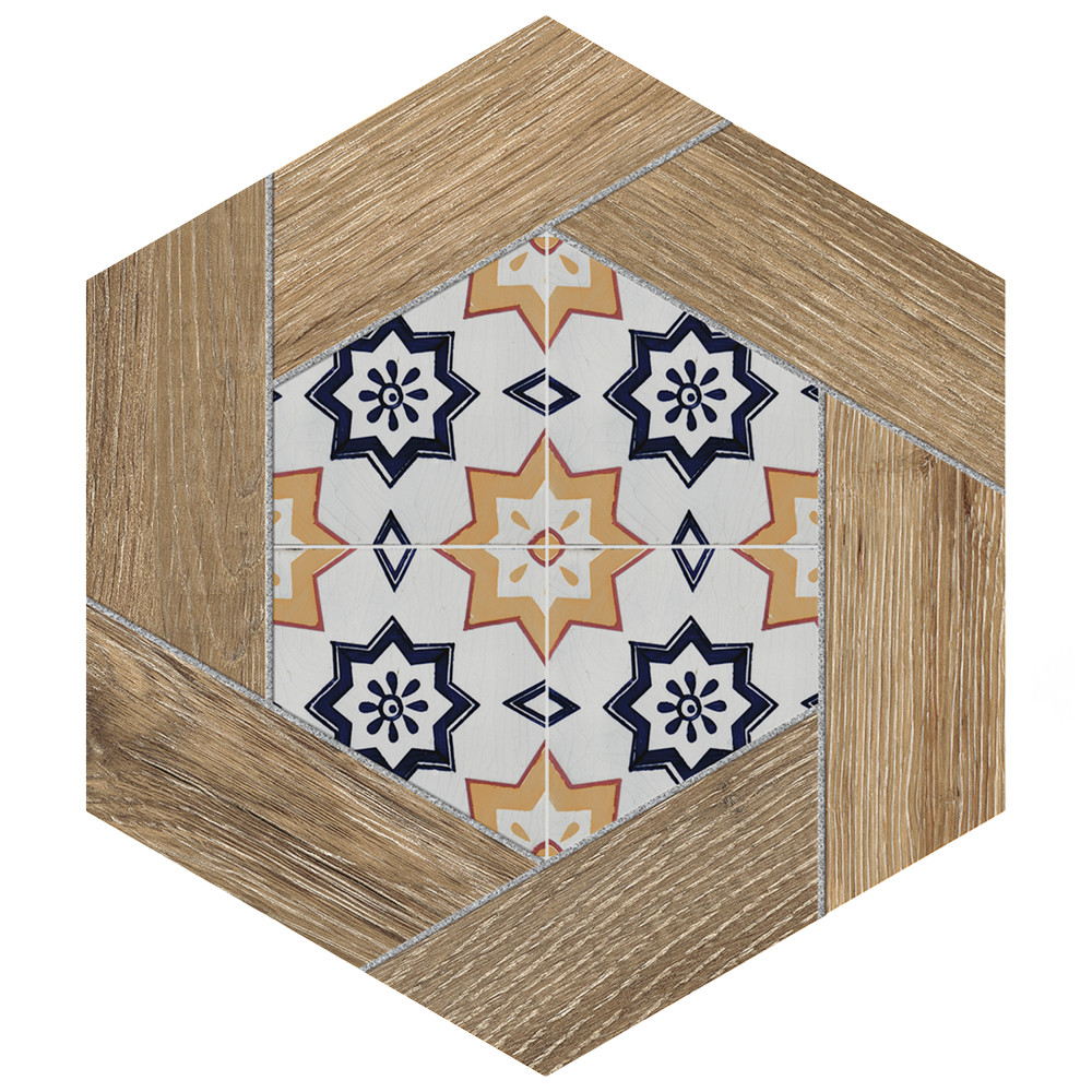 Gador Hex 9-1/8 in. x 10-1/2 in. Porcelain Floor and Wall Tile
