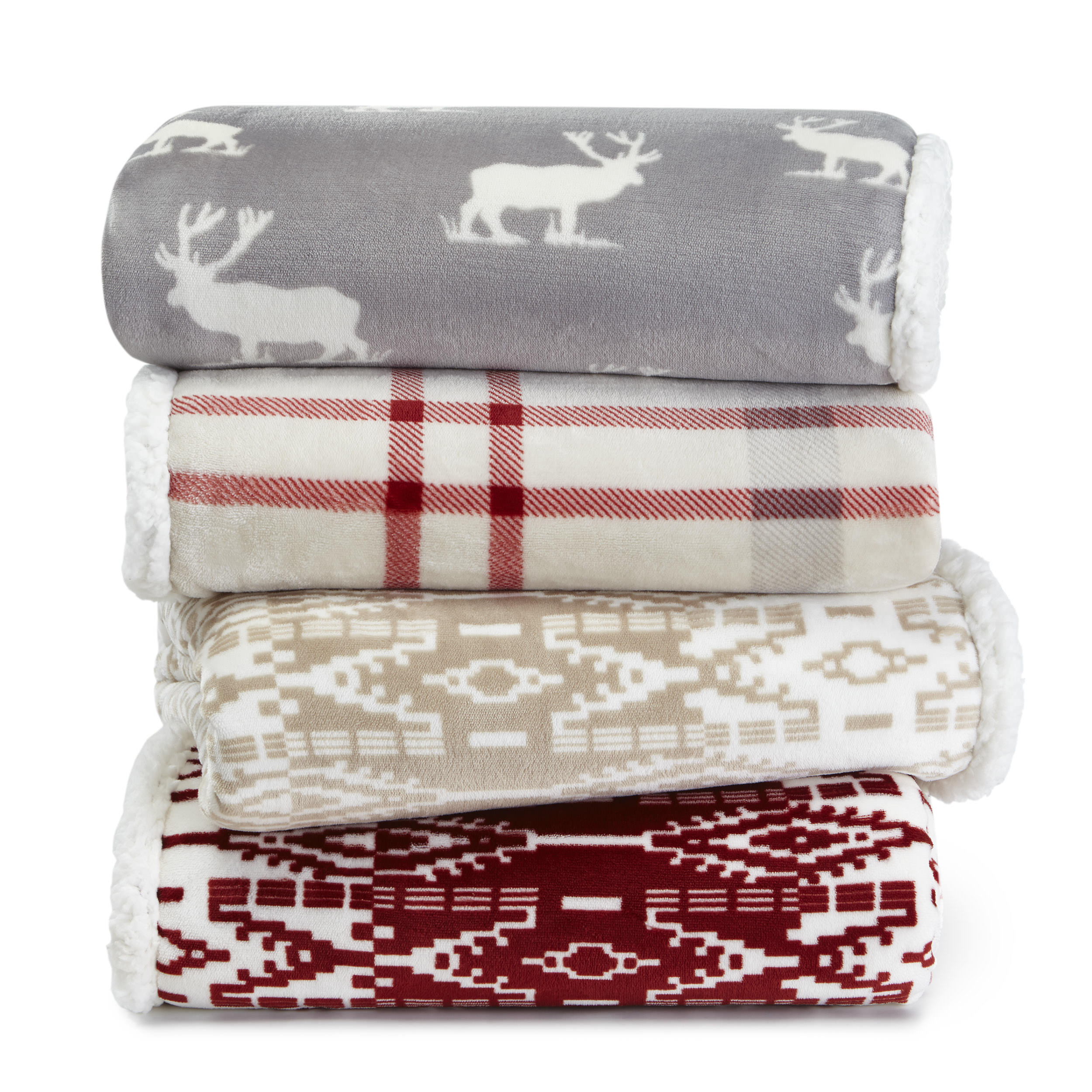 Eddie Bauer Plush-Fleece Throw Blanket