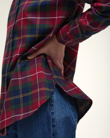 Hemd Glades Tartan Relaxed Winterberry Tartan