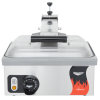 120-volt Cayenne® sandwich press with smooth, natural-finish plates