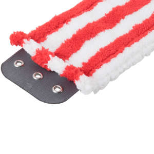 Unger, SmartColor Micro 7.0, Micro 7.0 Microfiber Tab Mop, 16"W, Red/White