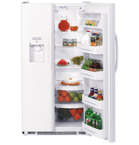 GE® 22.0 Cu. Ft. Side-By-Side Refrigerator with Dispenser
