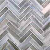 1×4 Herringbone Mosaic Silk