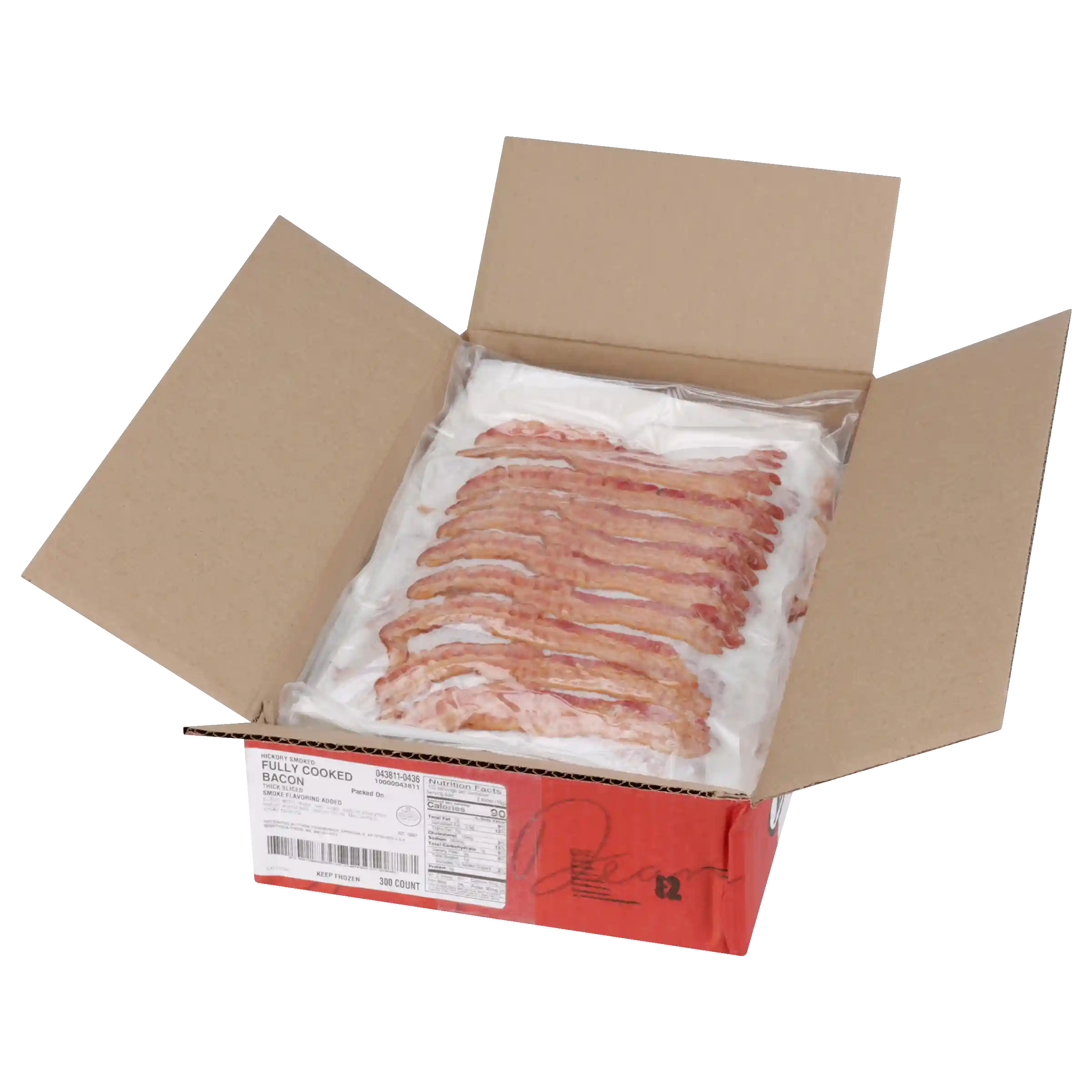 Jimmy Dean® Fully Cooked Hickory Smoked Thick Bacon Slices_image_4