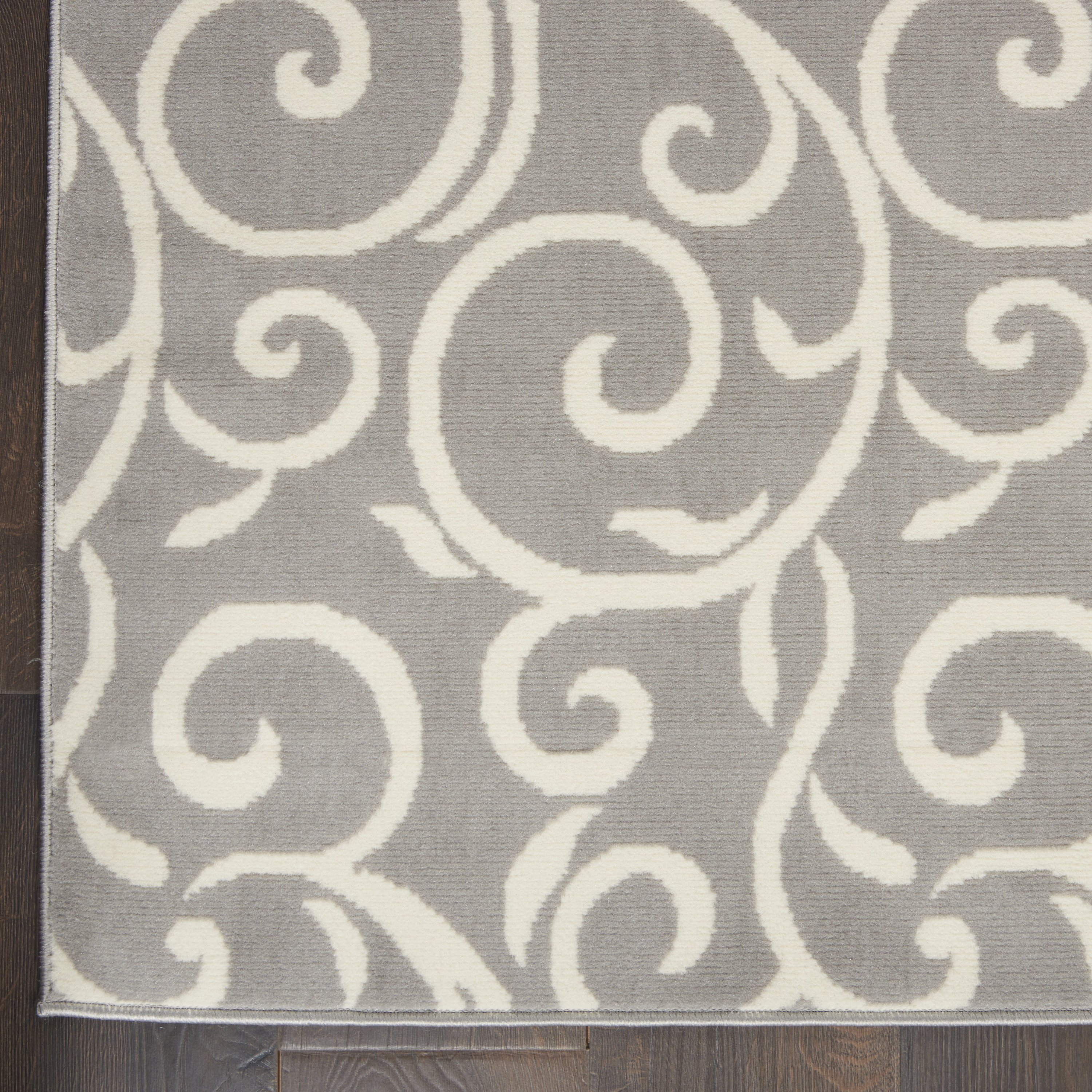 Nourison Grafix 7' x 10' Grey Contemporary Indoor Rug