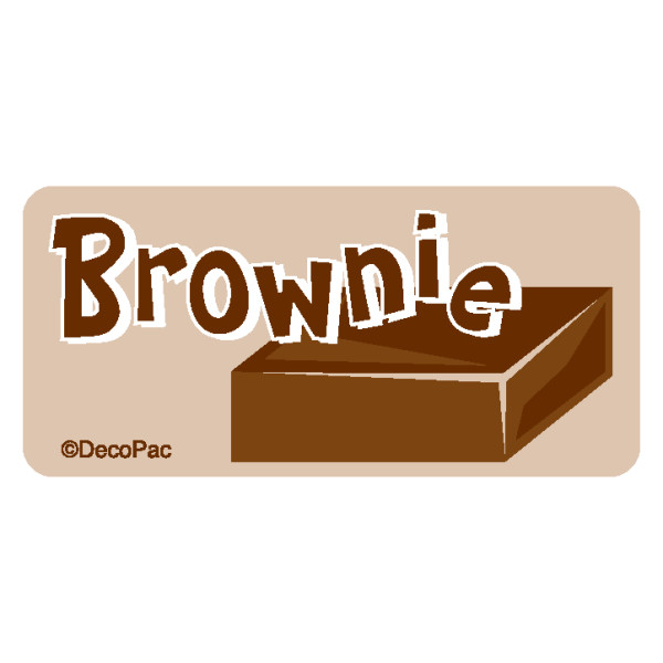 Brownie Promotional Label