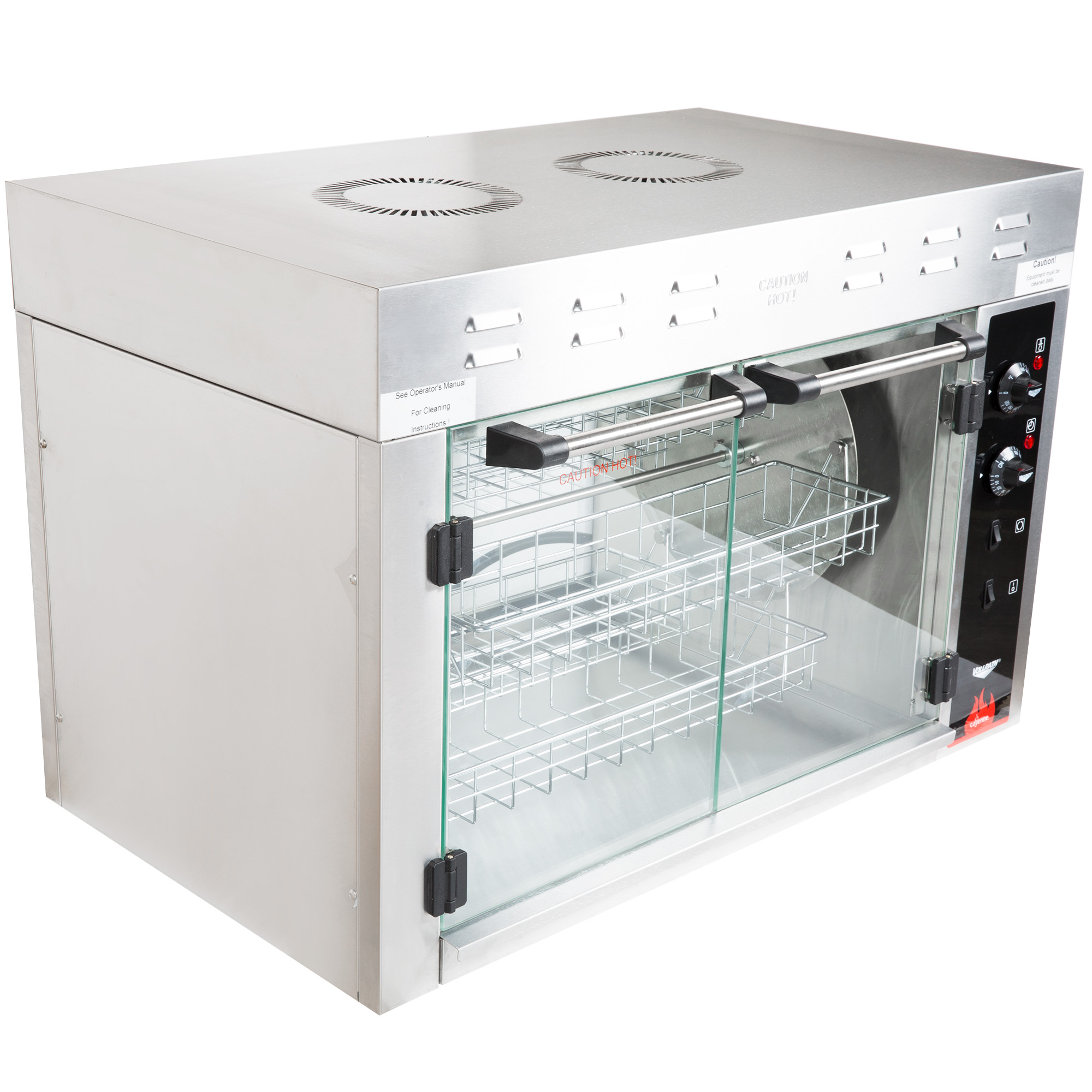 15bird 220volt Cayenne® countertop chicken rotisserie oven