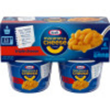 Kraft Triple Cheese Macaroni & Cheese Dinner, 4 ct Pack, 2.05 oz Cups