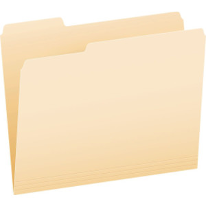 File Folders, Letter Size, Manila, 1/3 Cut, Box of 100