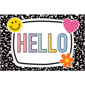 Tarjetas postales Cool for School Hello, paquete de 30