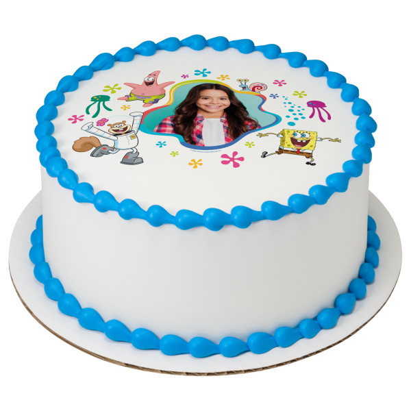 SpongeBob SquarePants Life's Sweet PhotoCake® Edible Image® Frame