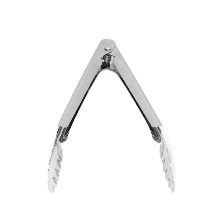 7-inch economy stainless steel utility tongs