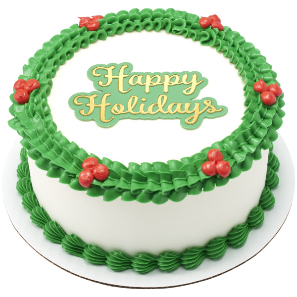 Holiday Sayings Metallic Layon