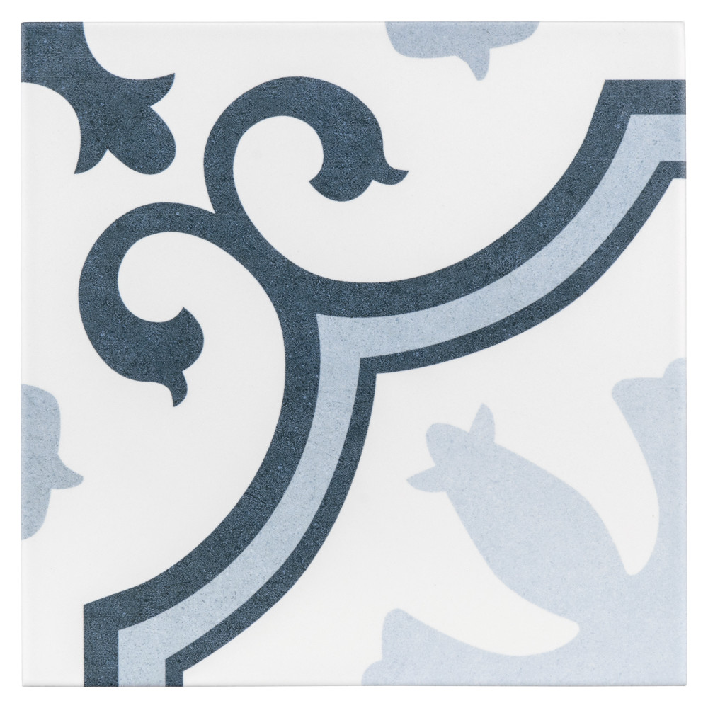 Lacour Artic 9-3/4 in. x 9-3/4 in. Porcelain Floor and Wall Tile