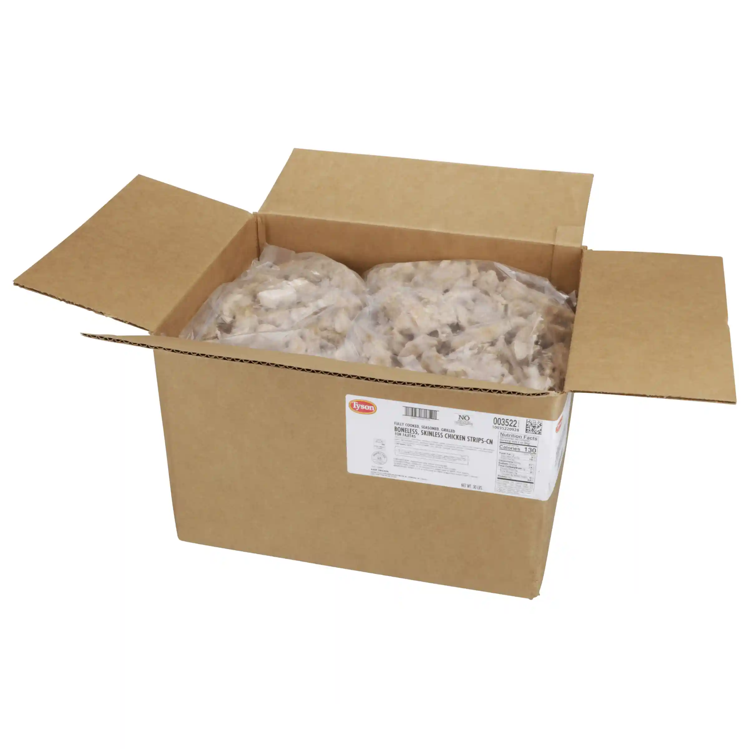 Tyson® Fully Cooked Fajita Chicken Strips, CN _image_4
