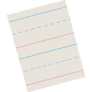 Newsprint Handwriting Paper, Dotted Midline, Grade 1, 5/8" x 5/16" x 5/16" Ruled Long, 10-1/2" x 8", 500 Sheets