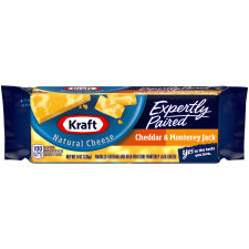 Kraft Expertly Paired Cheddar & Monterey Jack Marbled Cheese, 8 oz Block