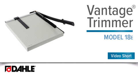 Dahle Vantage® 18e Trimmer Video