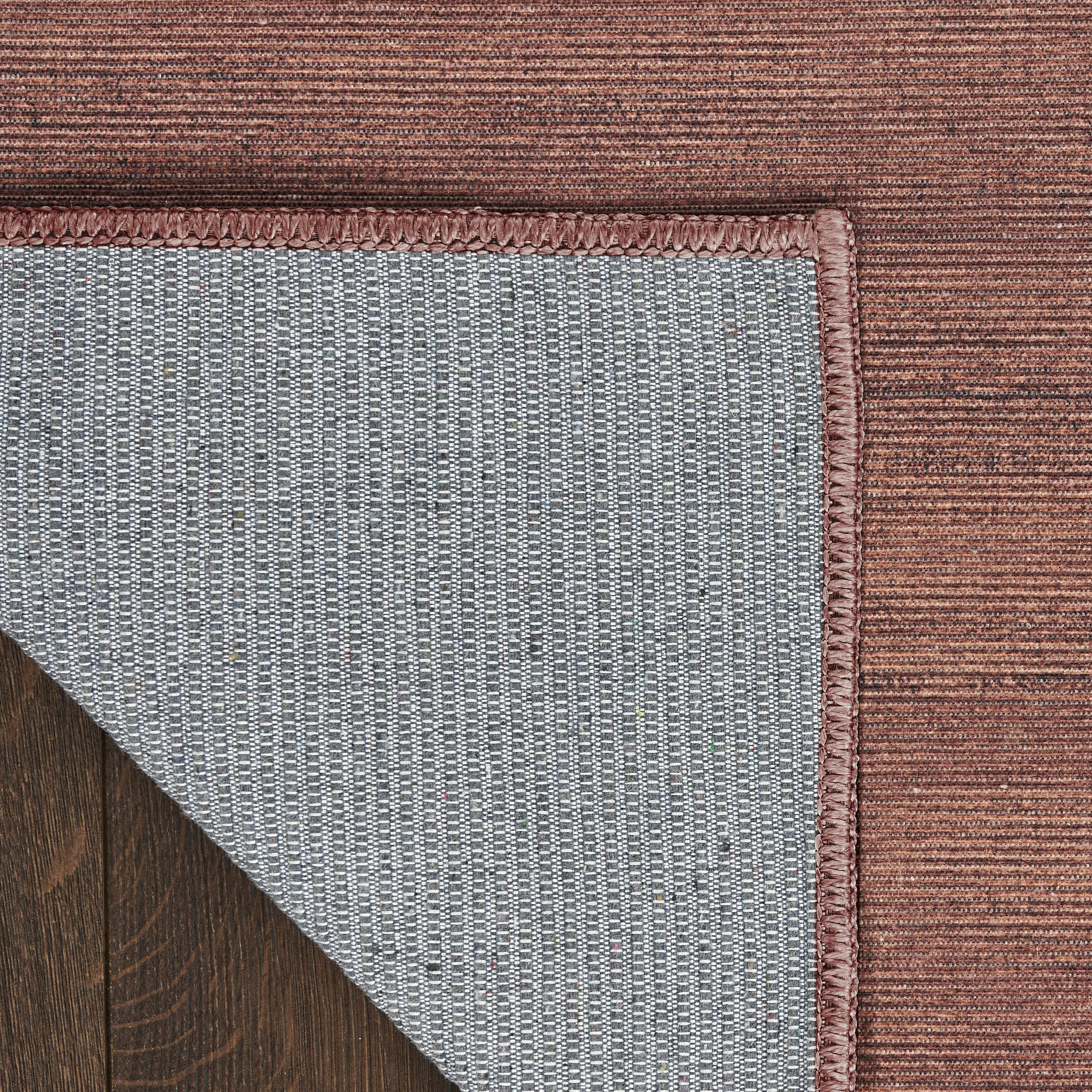 Nourison Washable Essentials 7'10" x 9'10" Mocha Modern Indoor Rug