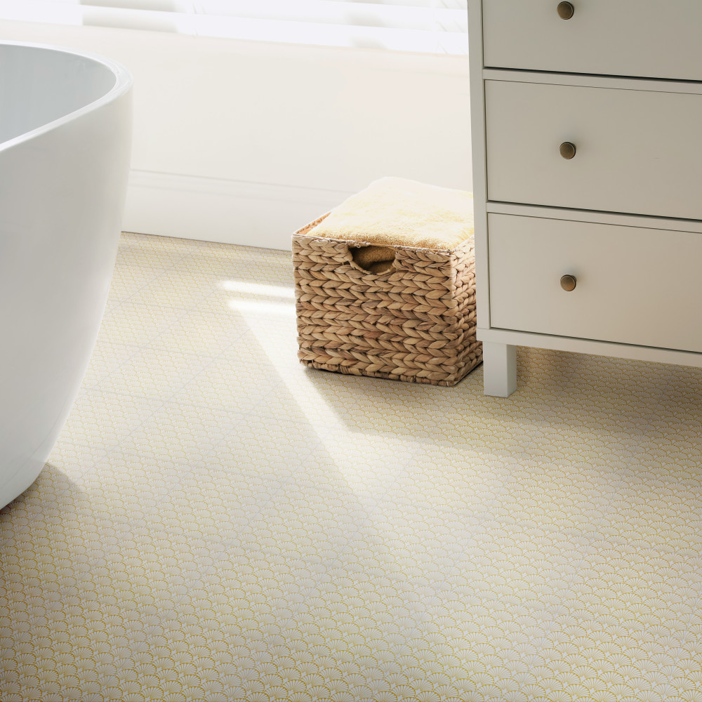 Art Deco Manhattan White 11-3/4 in. x 11-3/4 in. Porcelain Floor and Wall Tile