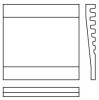 Core Collection 6×6 Sloping Shower Edge