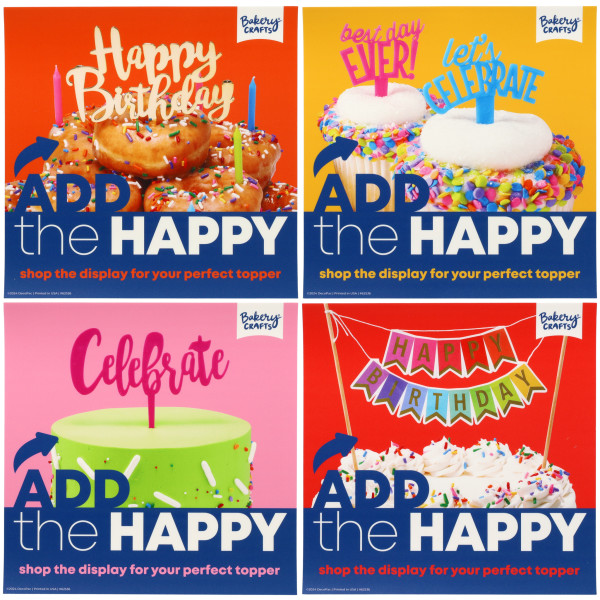 Add Decorations Cling Merchandising Kit