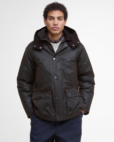 Modern Beaufort Waxed Jacket Dark Brown/Midnight Oak