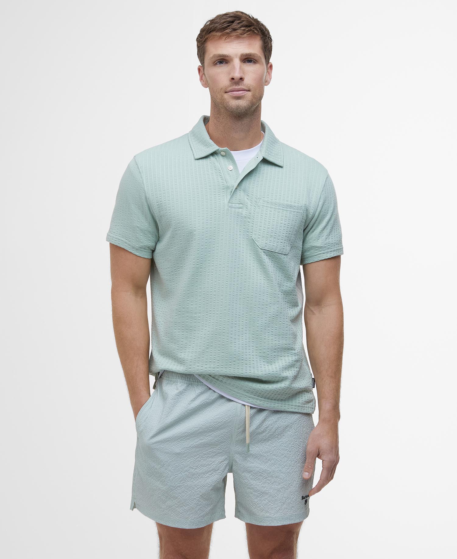 Dymchurch Seersucker Polo Shirt image number 0