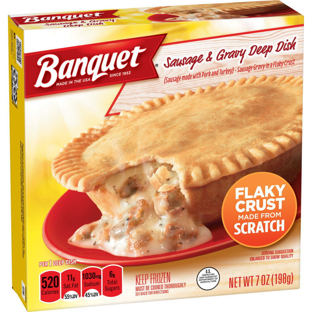 BANQUET Breakfast Pot Pie Sausage Gravy Conagra Foodservice