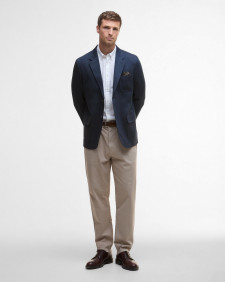 Linen Twill Blazer Classic Navy