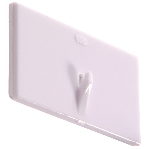 Hardware Essentials White Picture Hanger Adhesive Clips