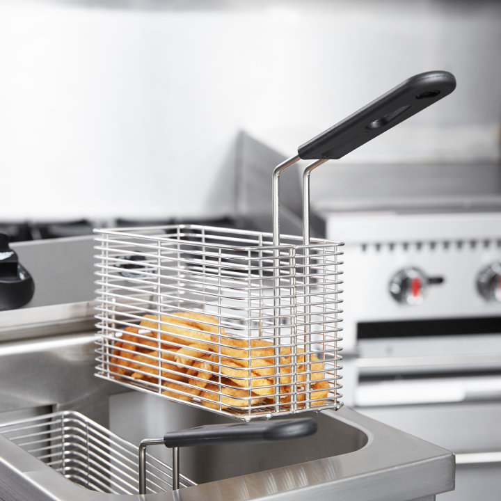 4-inch-wide fryer basket
