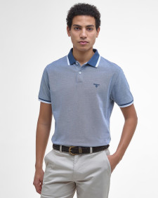 Barnard Short-Sleeved Polo Shirt Dark Denim