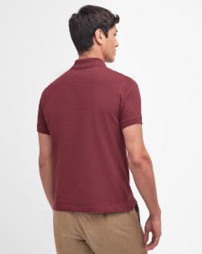 Tartan Pique Polo Shirt Ruby