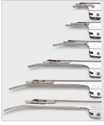 Welch Allyn Laryngoscope Blade #2 Miller Standard Blade
