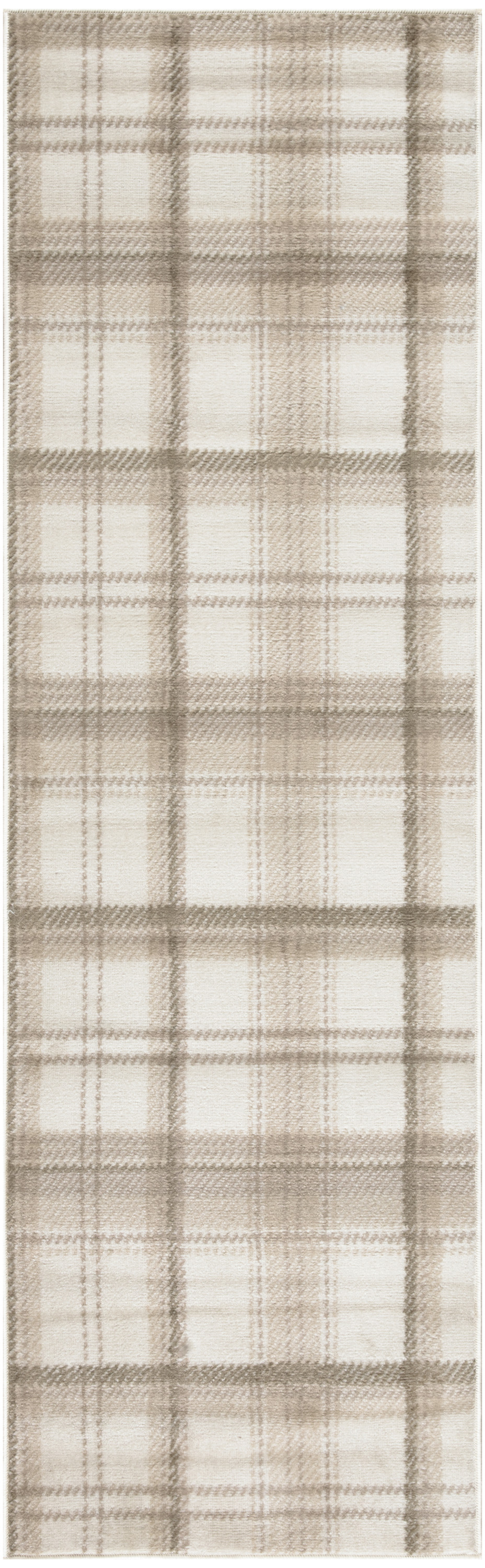 Nourison Grafix 2'3" x 10' Ivory Beige Farmhouse Indoor Rug