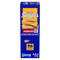 Kraft Singles American Cheese Slices 64 oz Box (96 Slices)