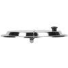 6 ½-inch stainless steel hinged cover with Kool-Touch® handle